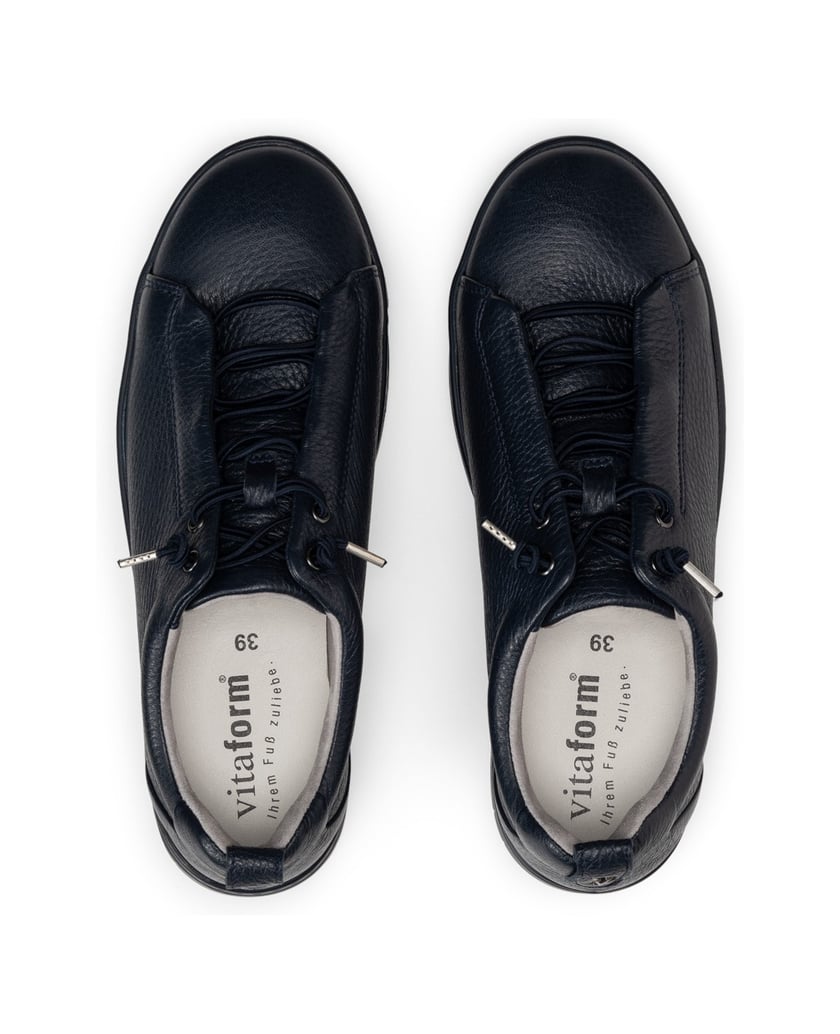 VITAFORM-Hirschleder-Sneaker-hellgelb