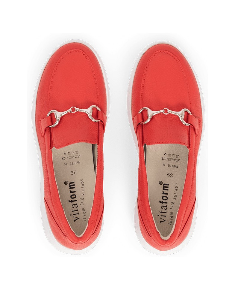 VITAFORM-Hirschleder-Slipper-koralle