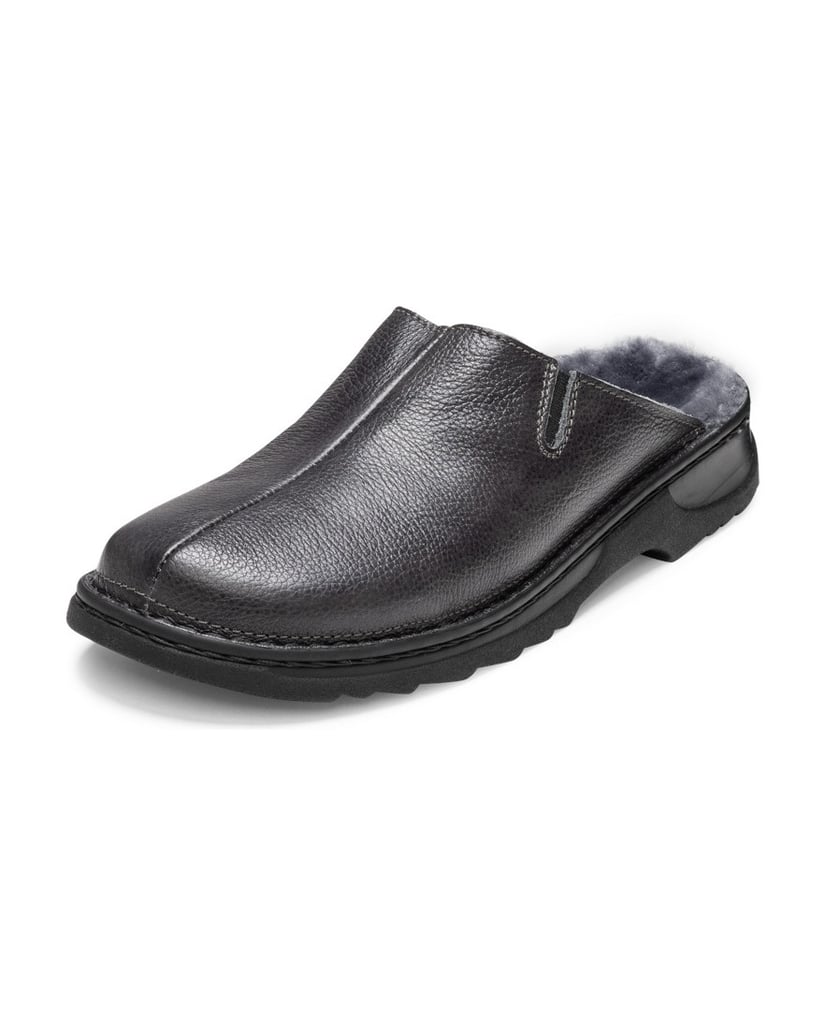 VITAFORM-Softnappaleder-Clogs-grau