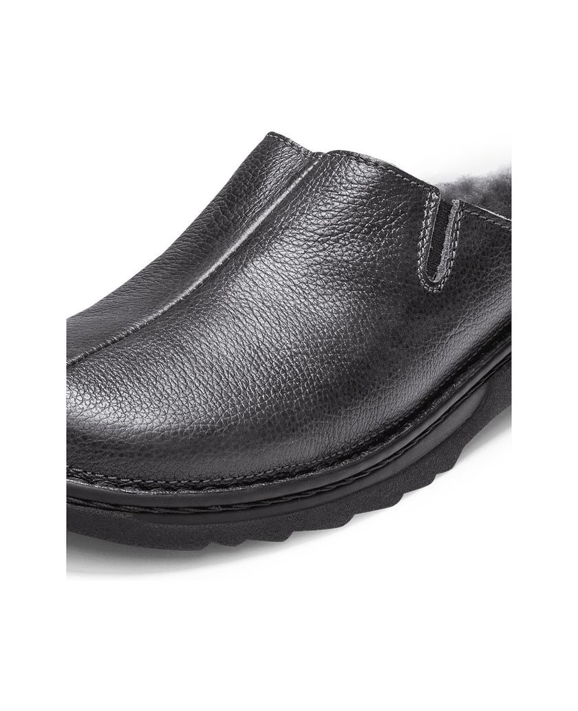 VITAFORM-Softnappaleder-Clogs-grau