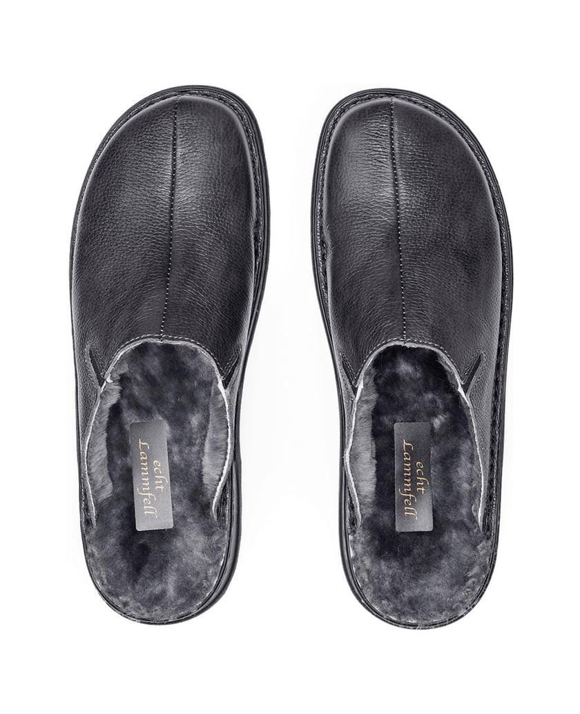 VITAFORM-Softnappaleder-Clogs-grau