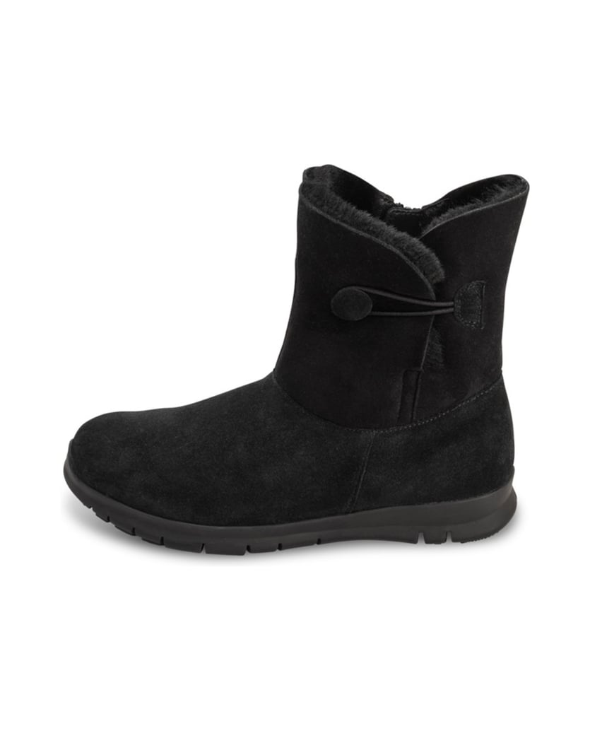 VITAFORM-Veloursleder-Stiefeletten-schwarz