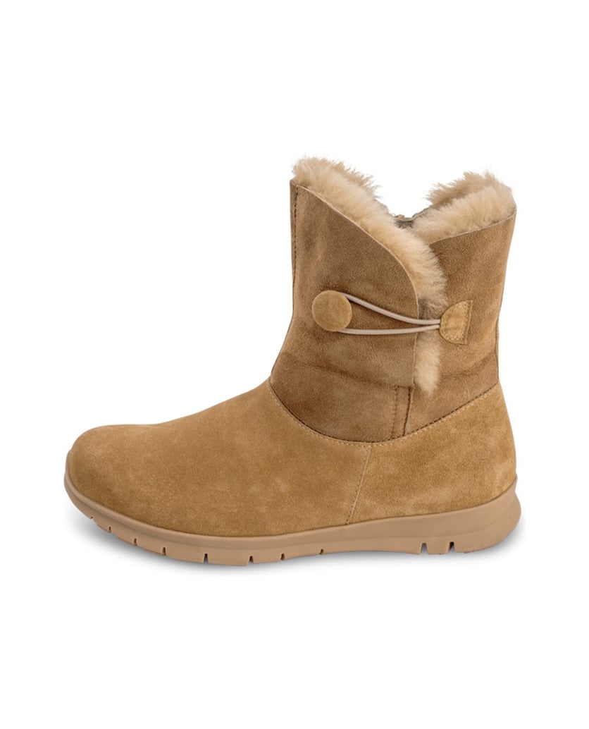 VITAFORM-Veloursleder-Stiefeletten-schwarz