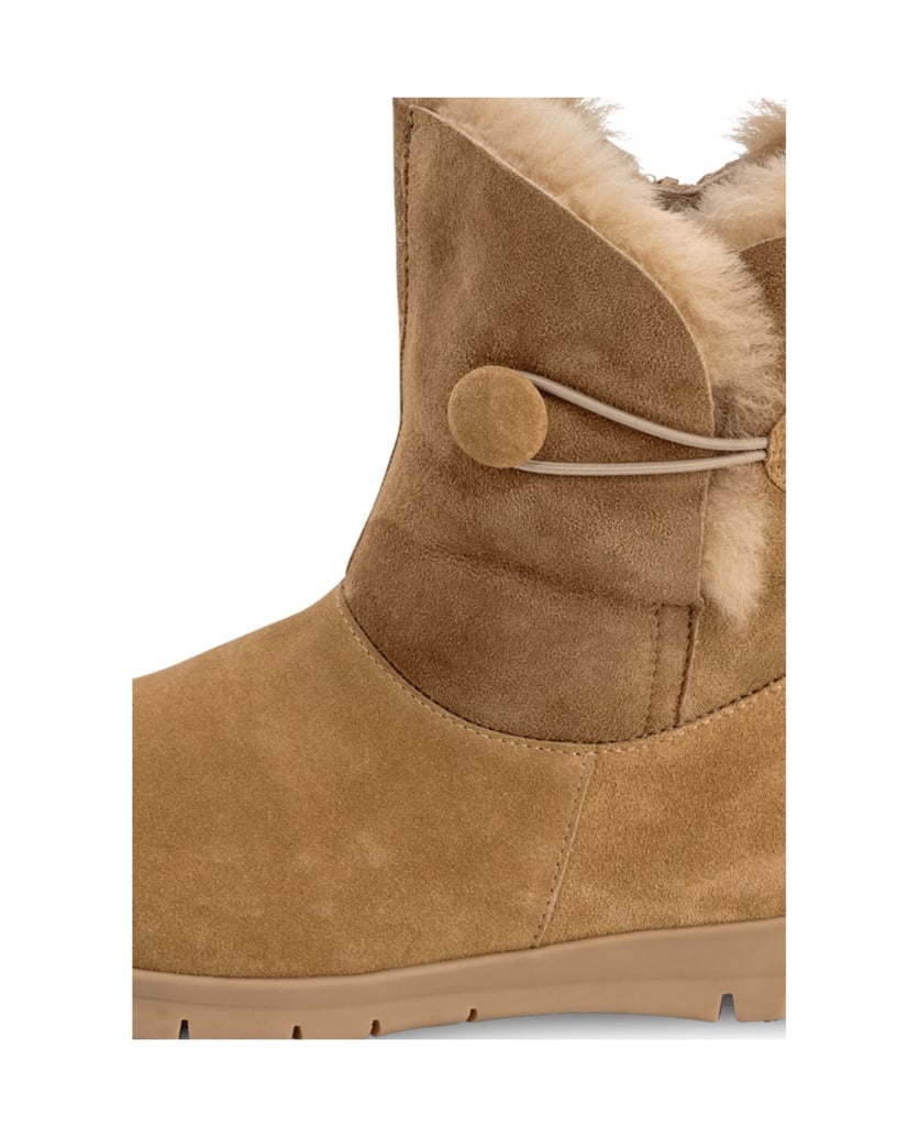 VITAFORM-Veloursleder-Stiefeletten-schwarz