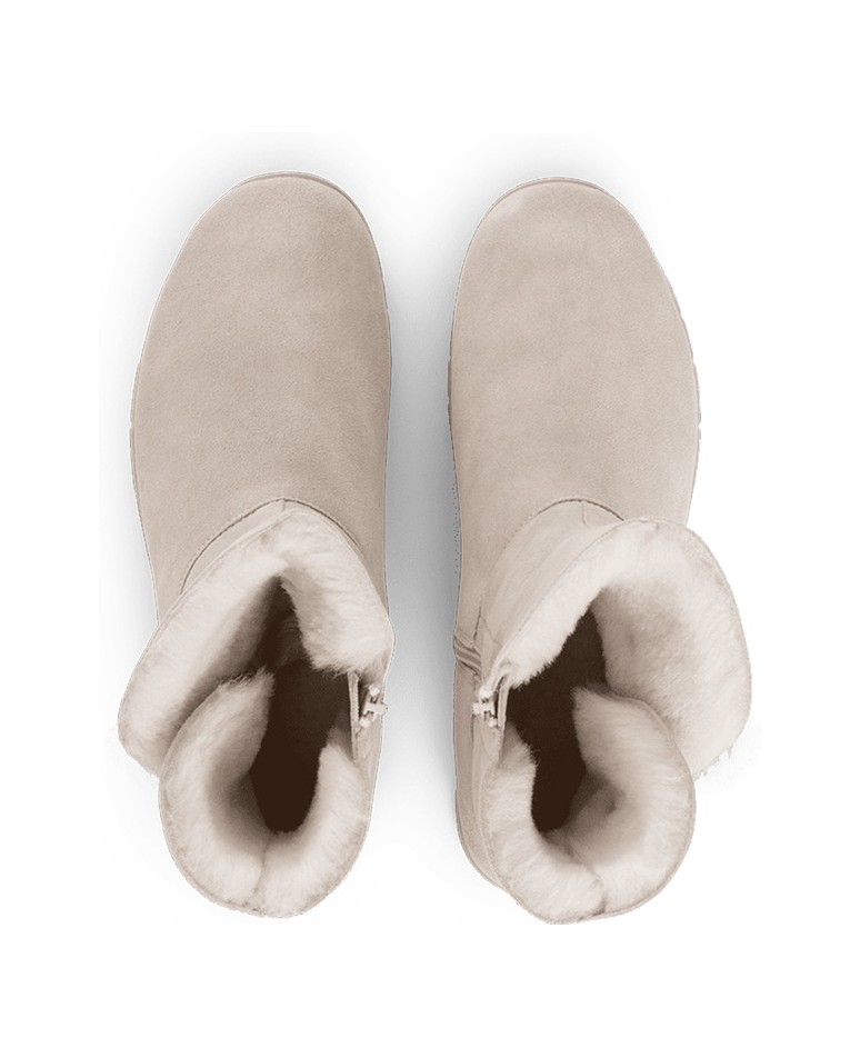 VITAFORM-Veloursleder-Stiefeletten-schwarz
