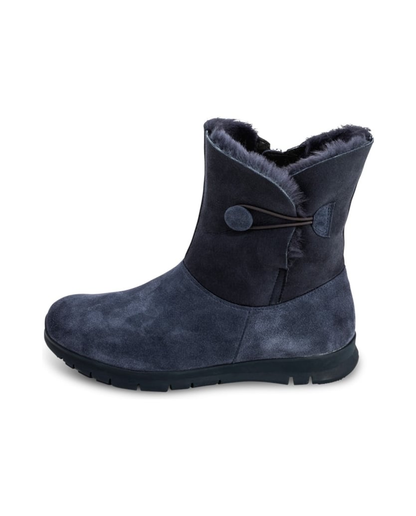 VITAFORM-Veloursleder-Stiefeletten-schwarz