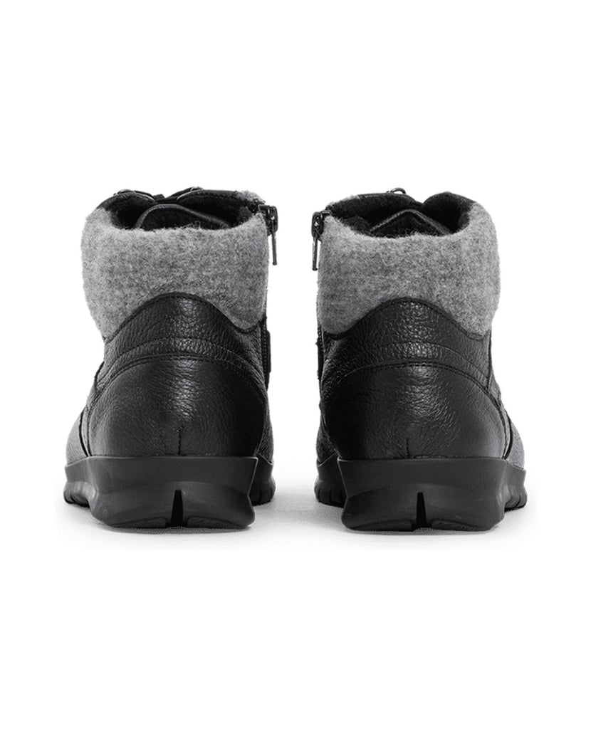 VITAFORM-Hirschleder-Stiefeletten-schwarz