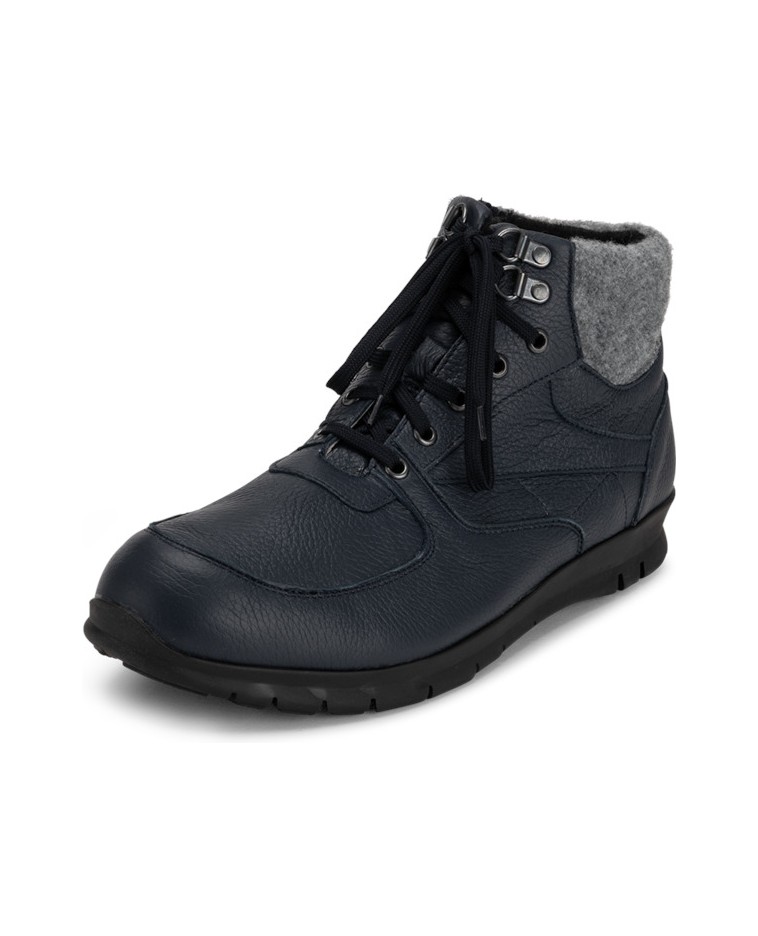 VITAFORM-Hirschleder-Stiefeletten-schwarz