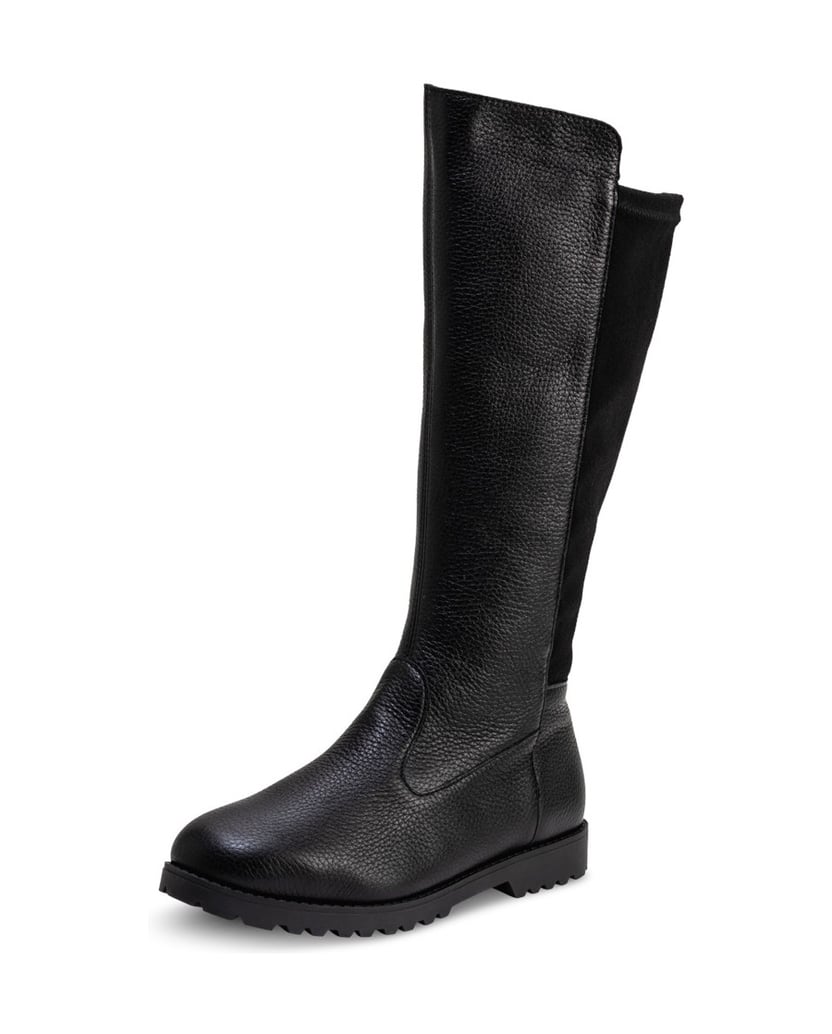 VITAFORM-Echt-Leder-&-vitaform-Stretch-Stiefel-schwarz