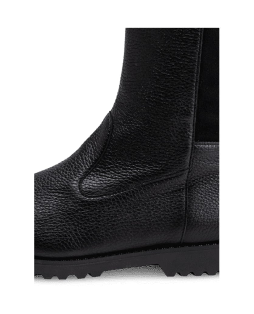 VITAFORM-Echt-Leder-&-vitaform-Stretch-Stiefel-schwarz