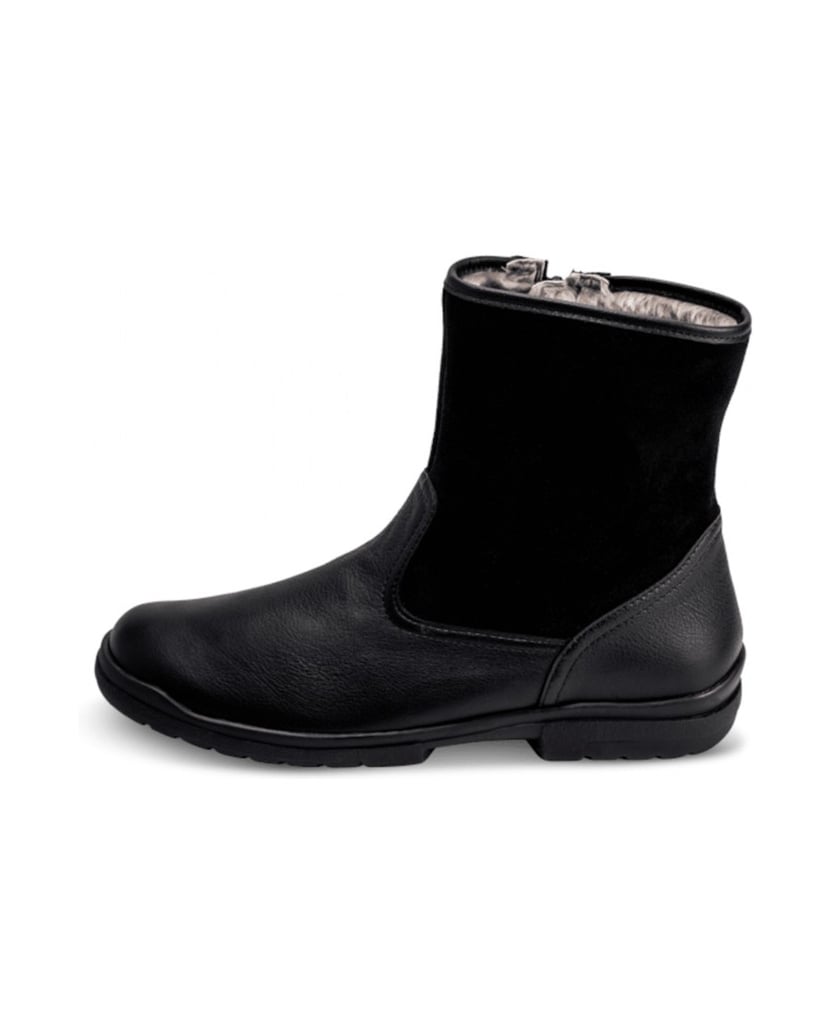 VITAFORM-Softnappaleder-Stiefeletten-schwarz