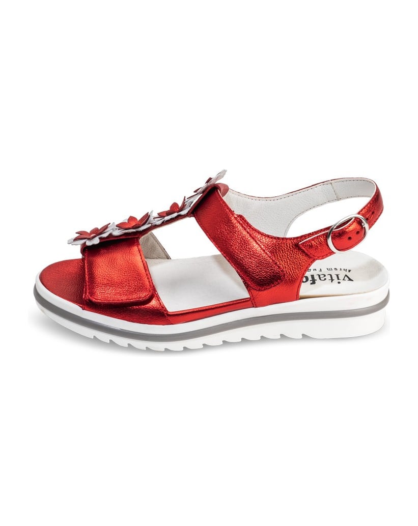 VITAFORM-Softnappaleder-Sandalen-rot
