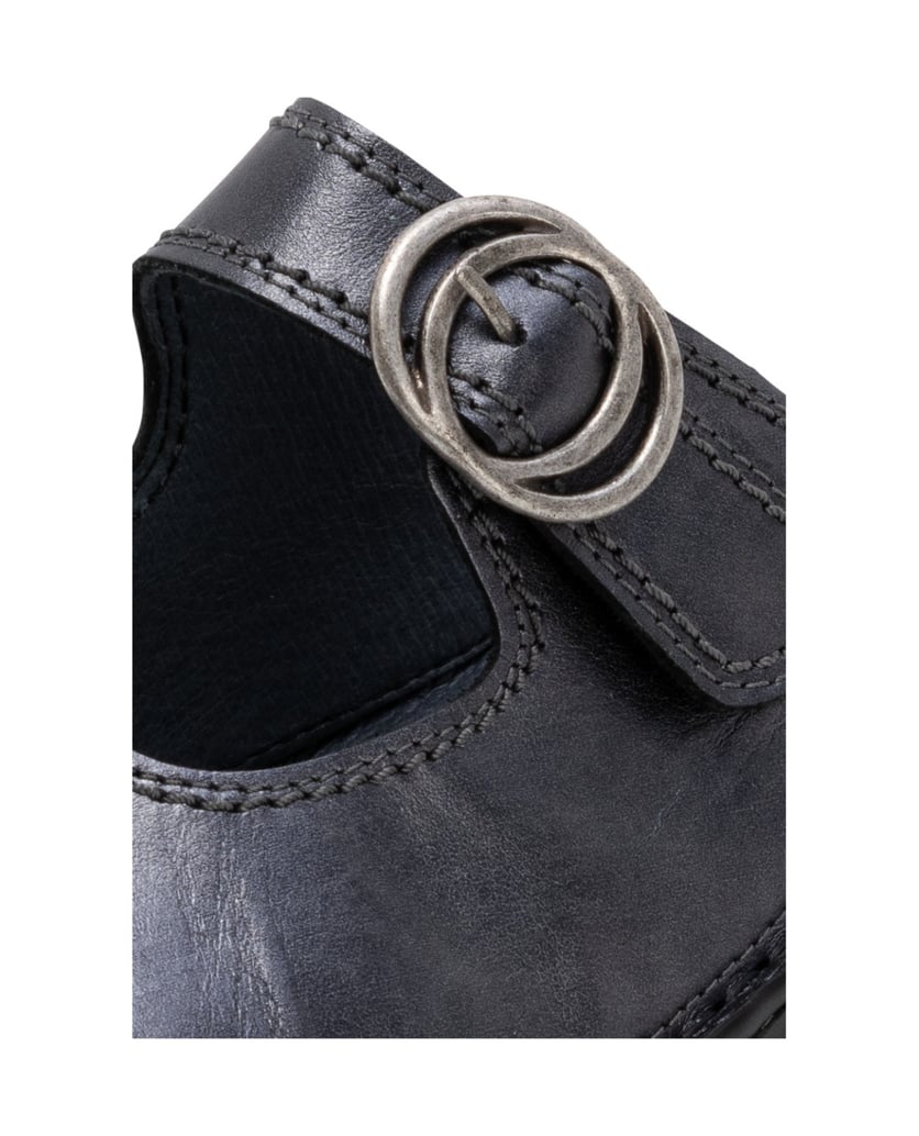 VITAFORM-Softnappaleder-Clogs-silber