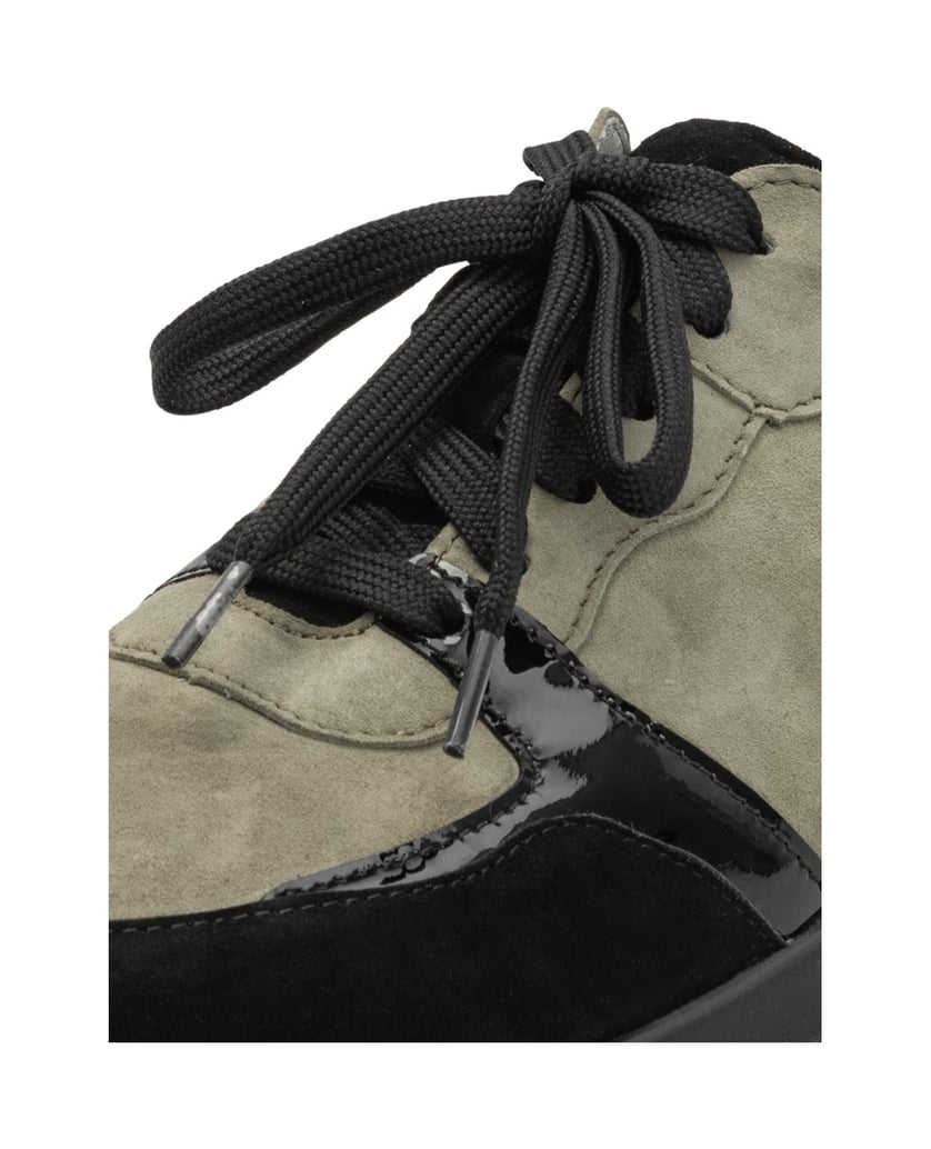 VITAFORM-Samtziegenleder-Sneaker-grün
