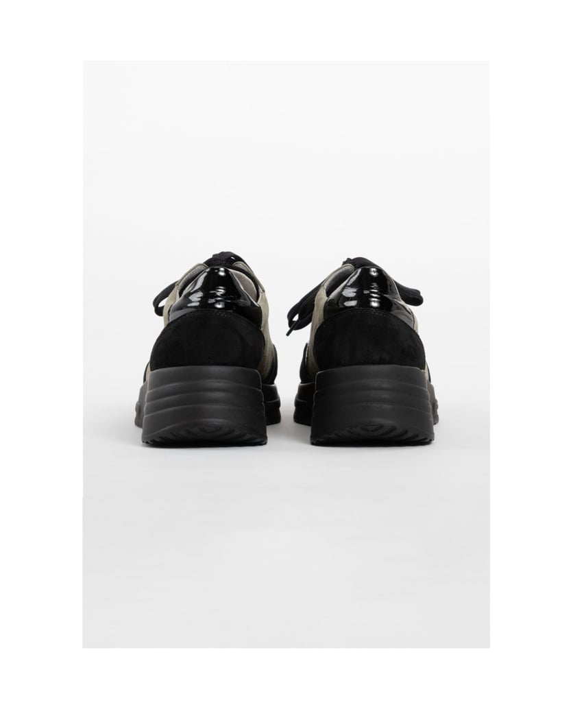 VITAFORM-Samtziegenleder-Sneaker-grün
