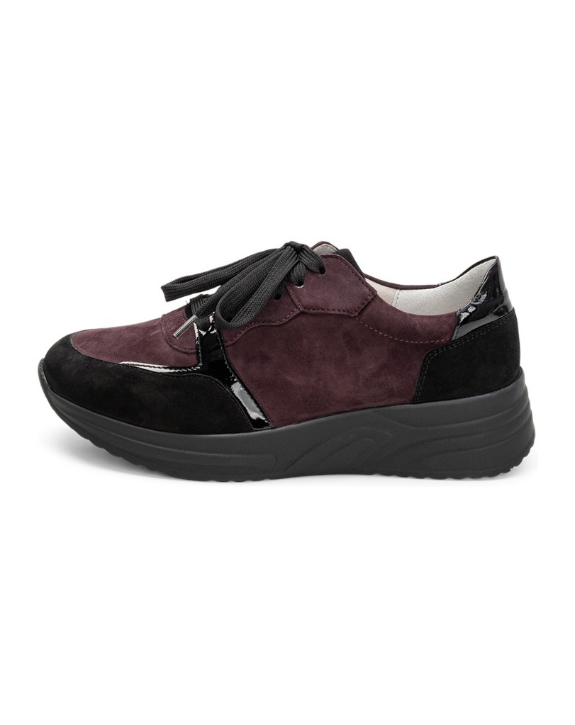 VITAFORM-Samtziegenleder-Sneaker-grün