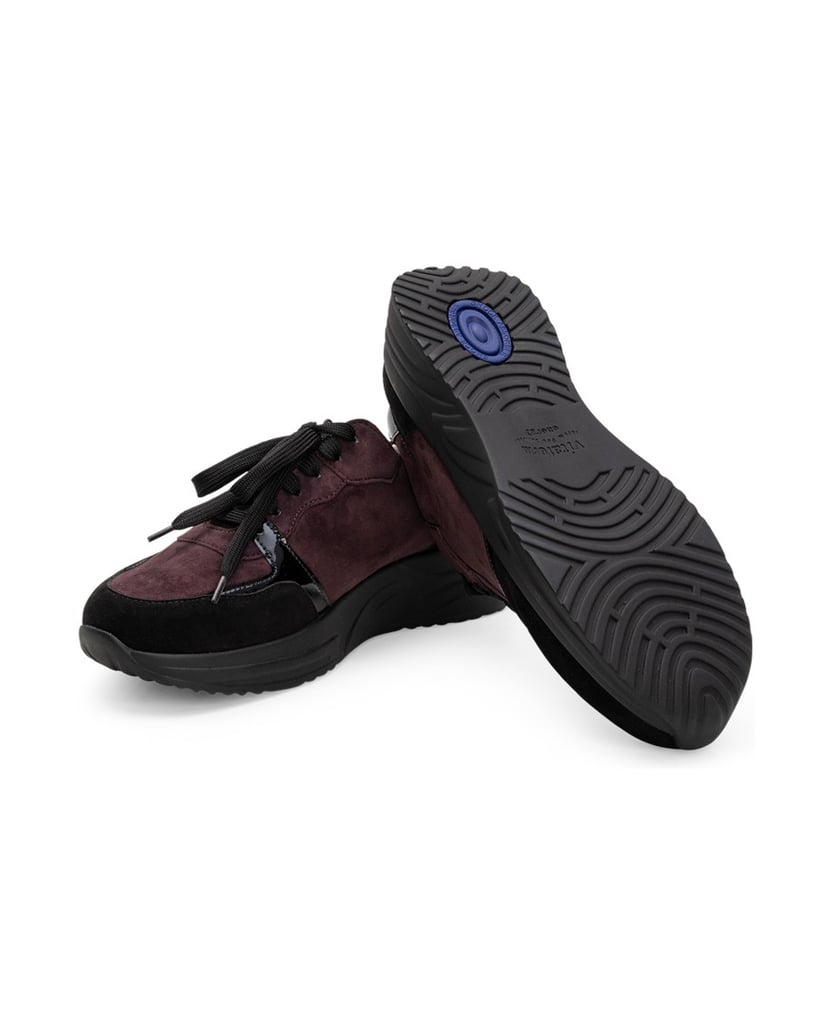 VITAFORM-Samtziegenleder-Sneaker-grün