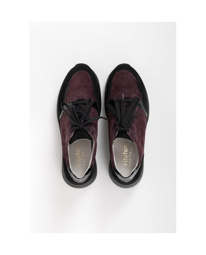 VITAFORM-Samtziegenleder-Sneaker-grün