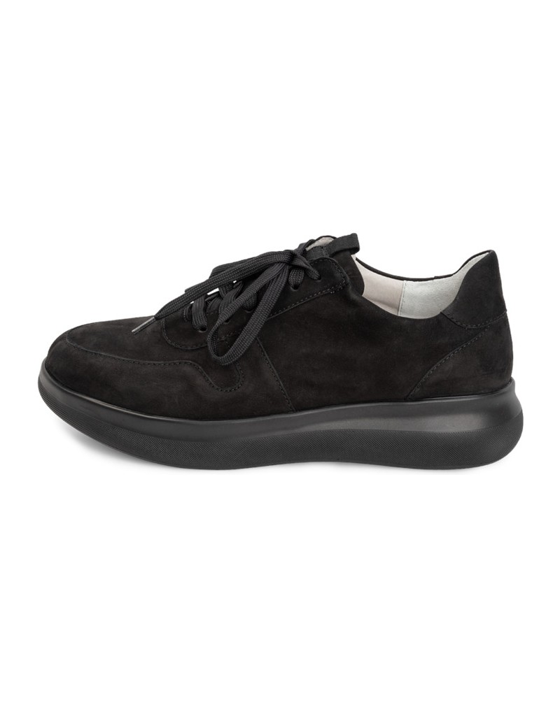 VITAFORM-Nubukleder-Sneaker-schwarz