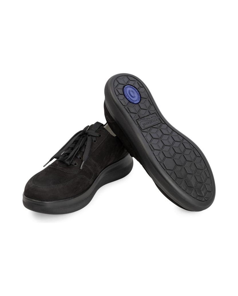 VITAFORM-Nubukleder-Sneaker-schwarz
