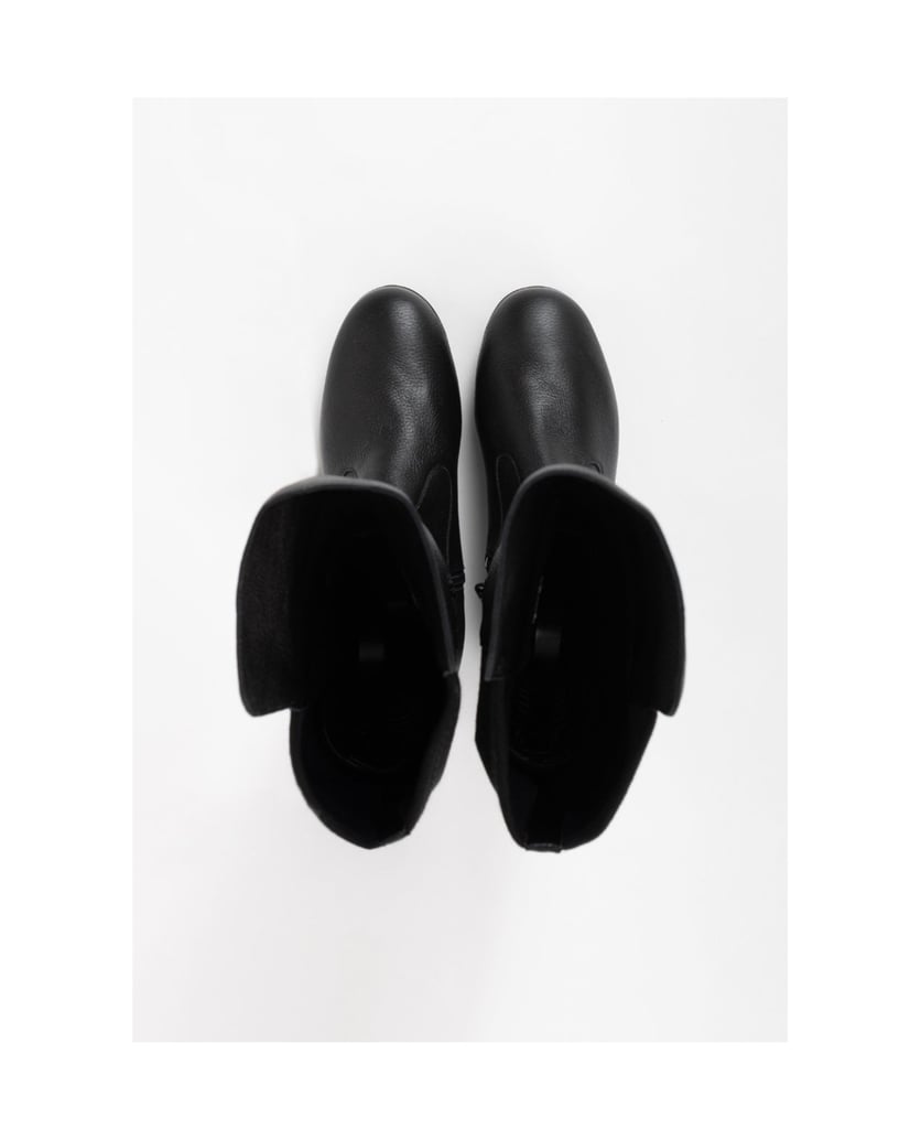 VITAFORM-Hirschleder-Stiefel-schwarz