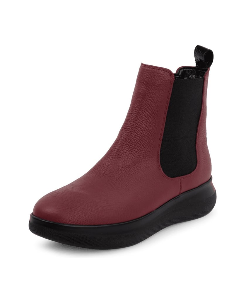 VITAFORM-Hirschleder-Stiefeletten-schwarz