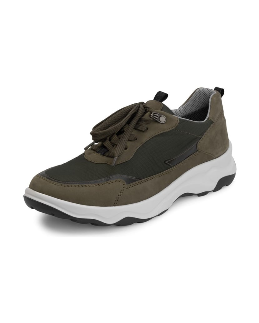 VITAFORM-Echt-Leder-&-Textil-Sneaker-oliv