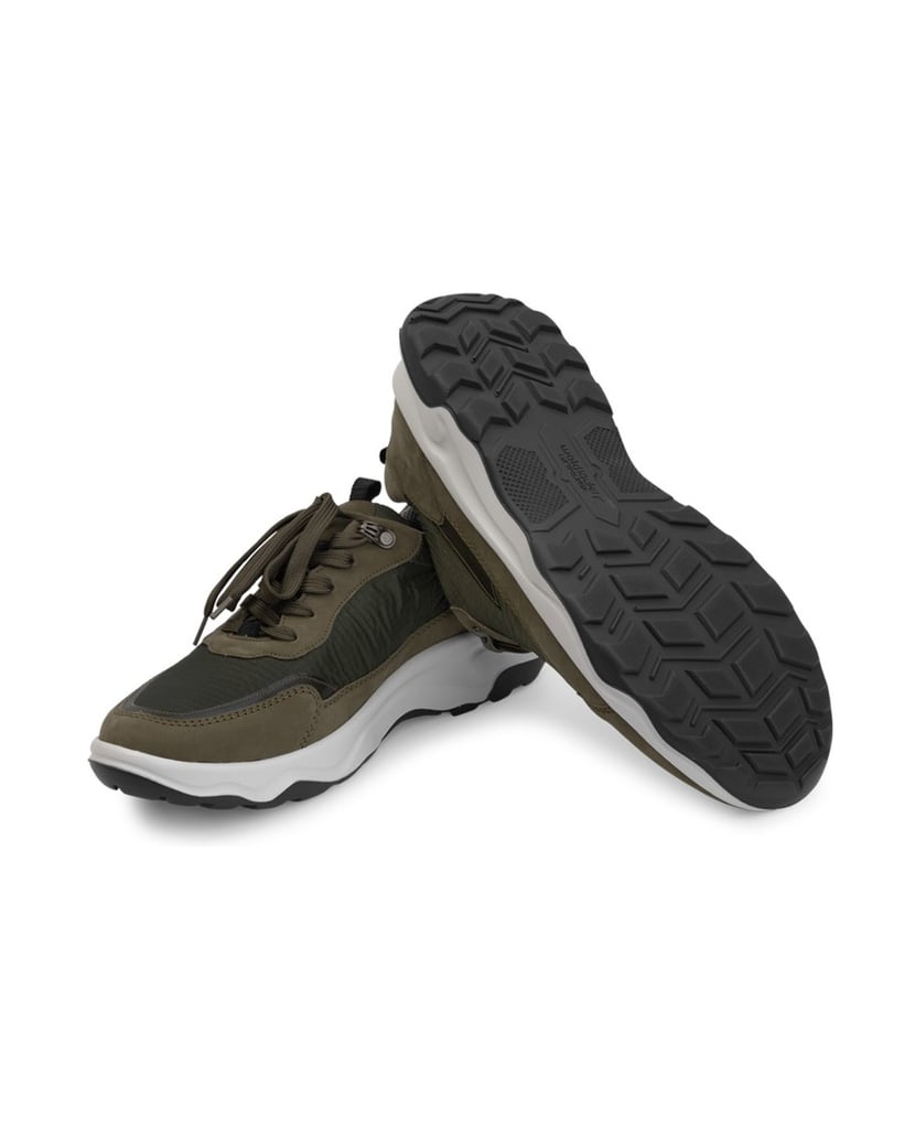 VITAFORM-Echt-Leder-&-Textil-Sneaker-oliv