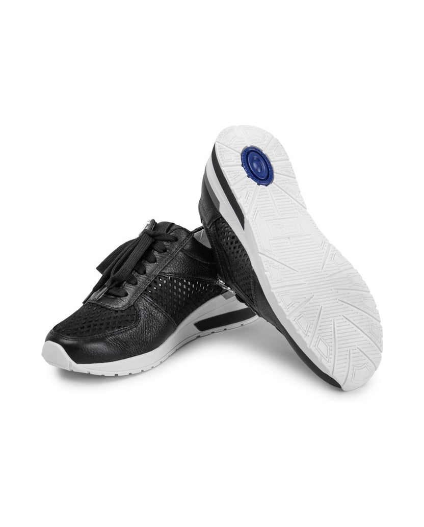 VITAFORM-Hirschleder-Sneaker-schwarz