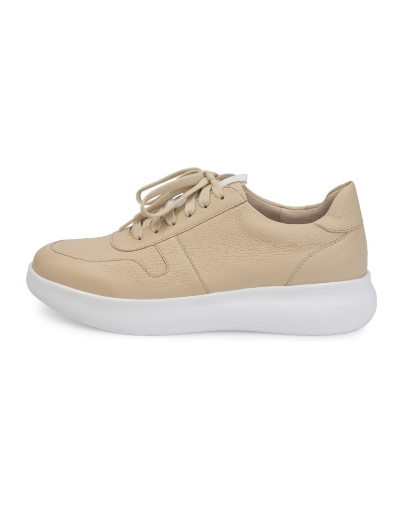 VITAFORM-Hirschleder-Sneaker-beige