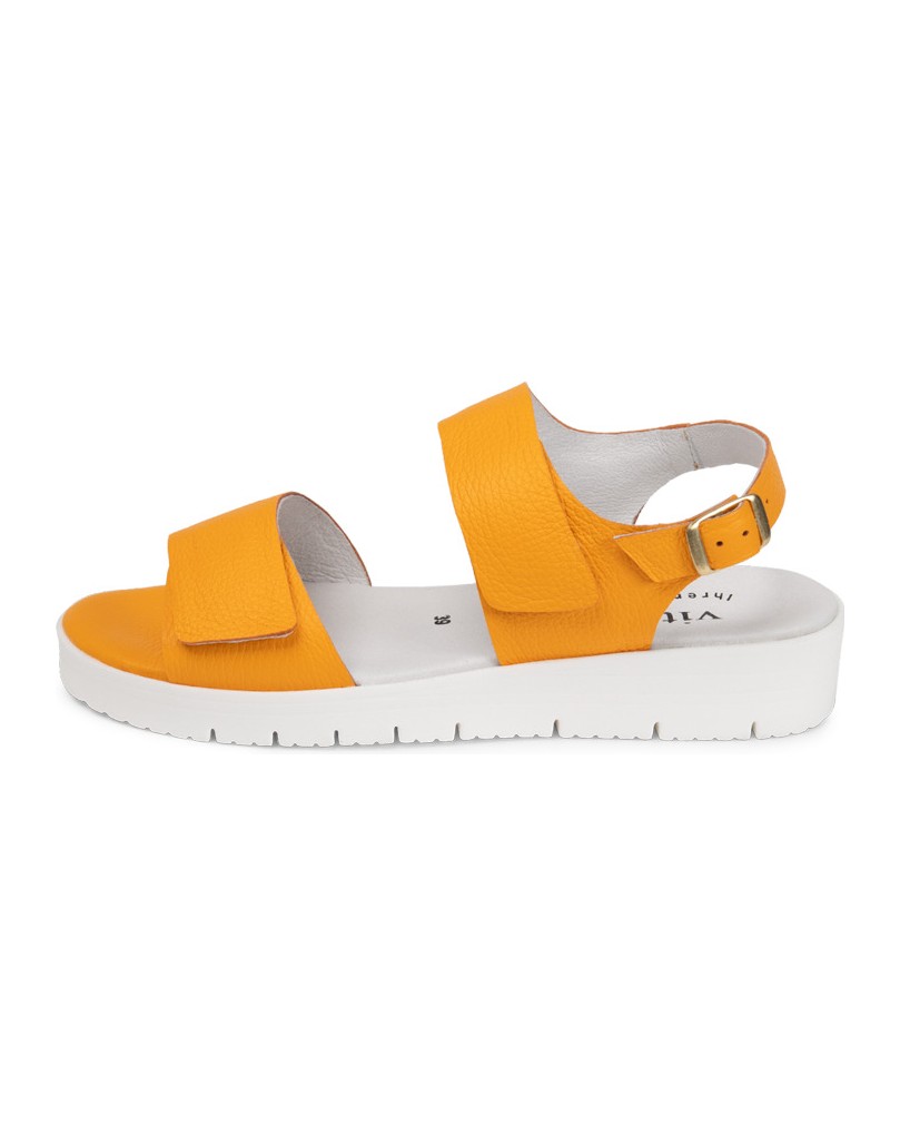 VITAFORM-Hirschleder-Sandalen-orange