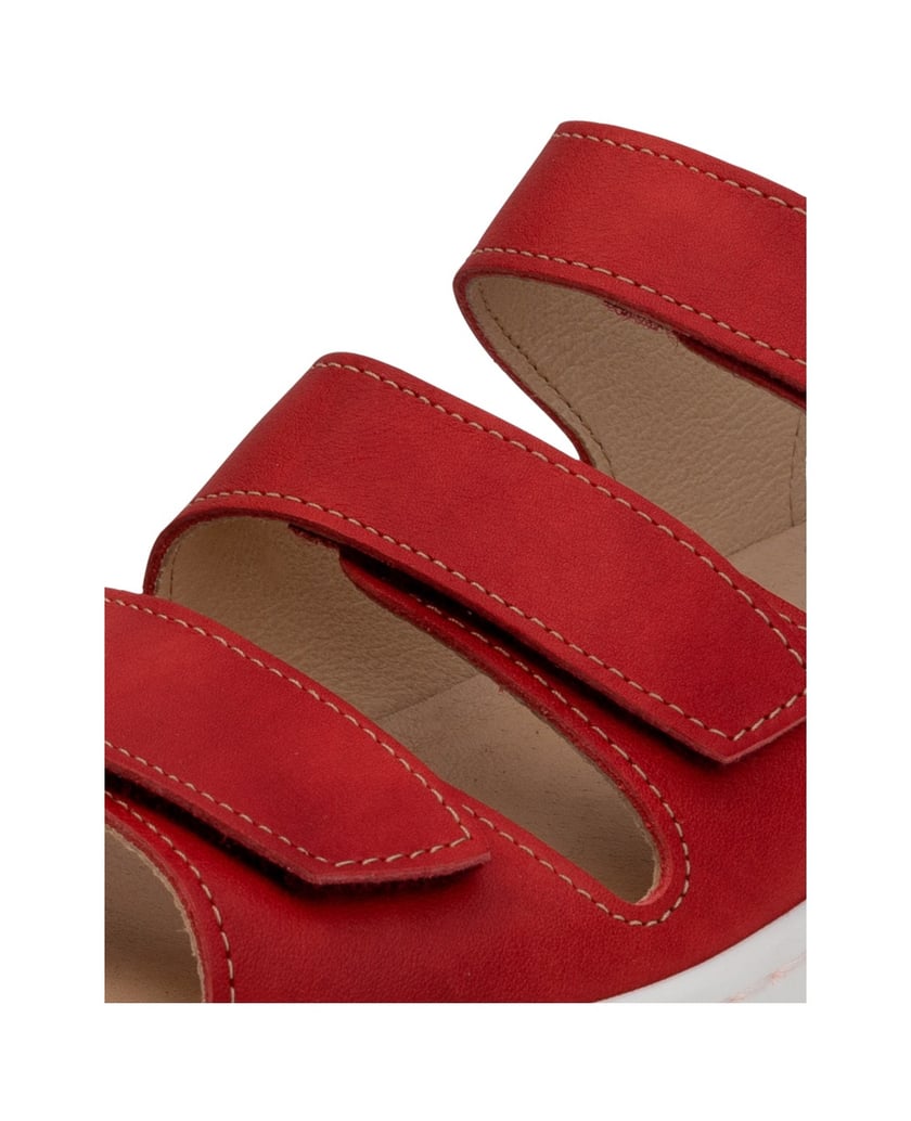 VITAFORM-Softnappaleder-Sandalen-rot