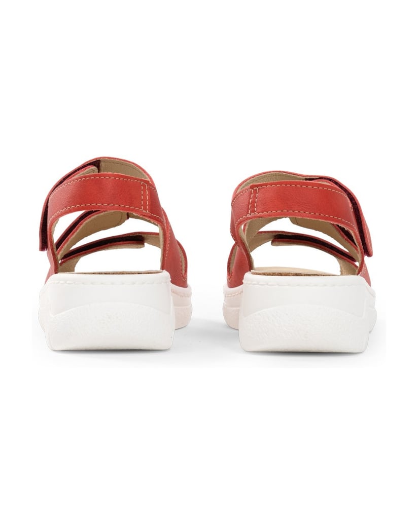 VITAFORM-Softnappaleder-Sandalen-rot