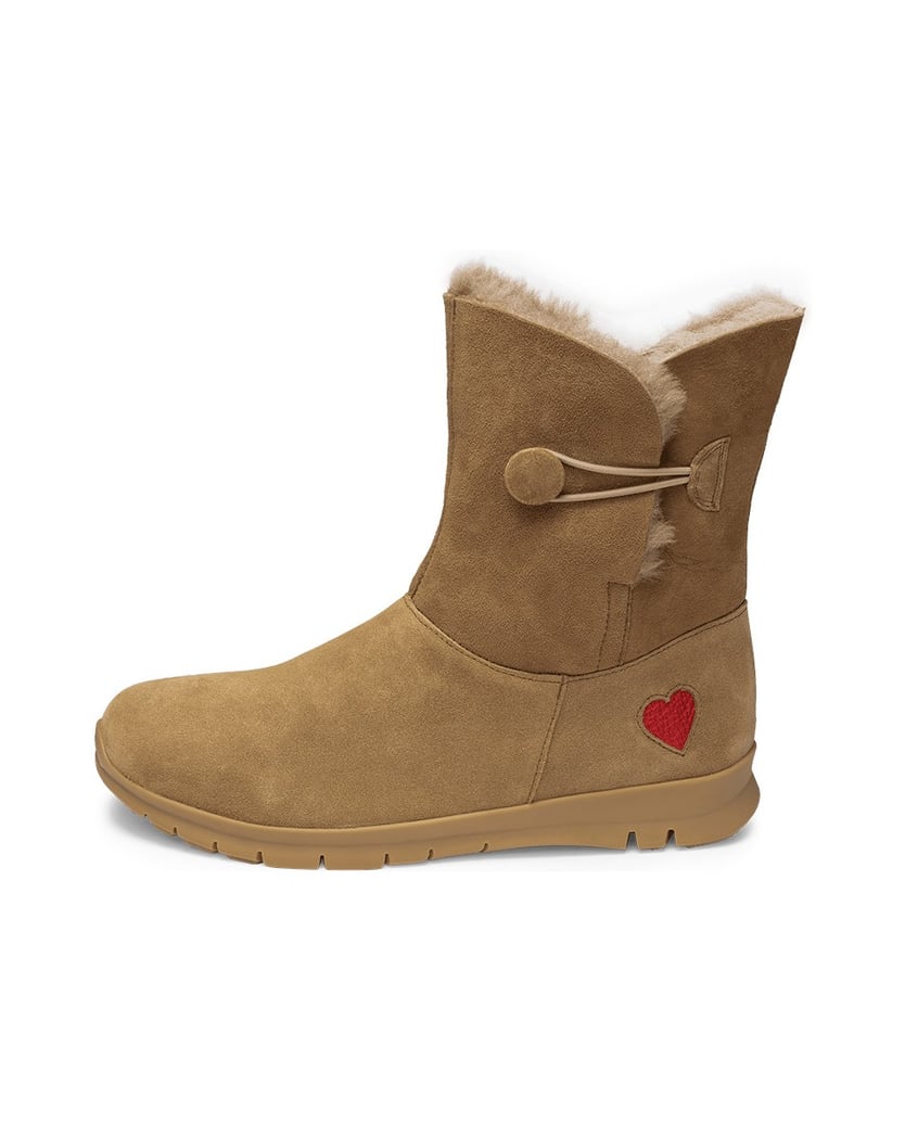 VITAFORM-Veloursleder-&-Doubleface-Stiefeletten-schwarz