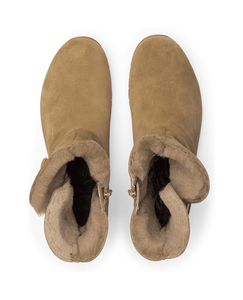VITAFORM-Veloursleder-&-Doubleface-Stiefeletten-schwarz