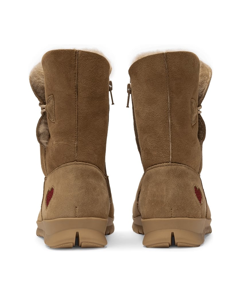 VITAFORM-Veloursleder-&-Doubleface-Stiefeletten-schwarz