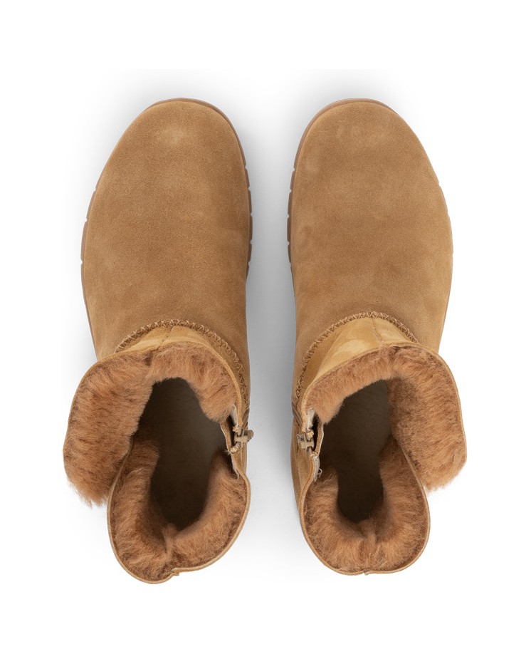 VITAFORM-Veloursleder-&-Doubleface-Stiefeletten-schwarz