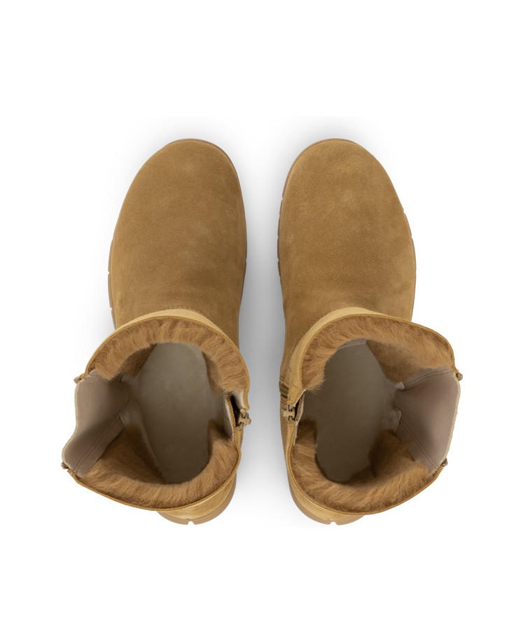 VITAFORM-Veloursleder-&-Doubleface-Stiefeletten-camel-