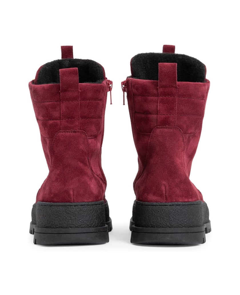 VITAFORM-Veloursleder-Stiefeletten-bordeaux
