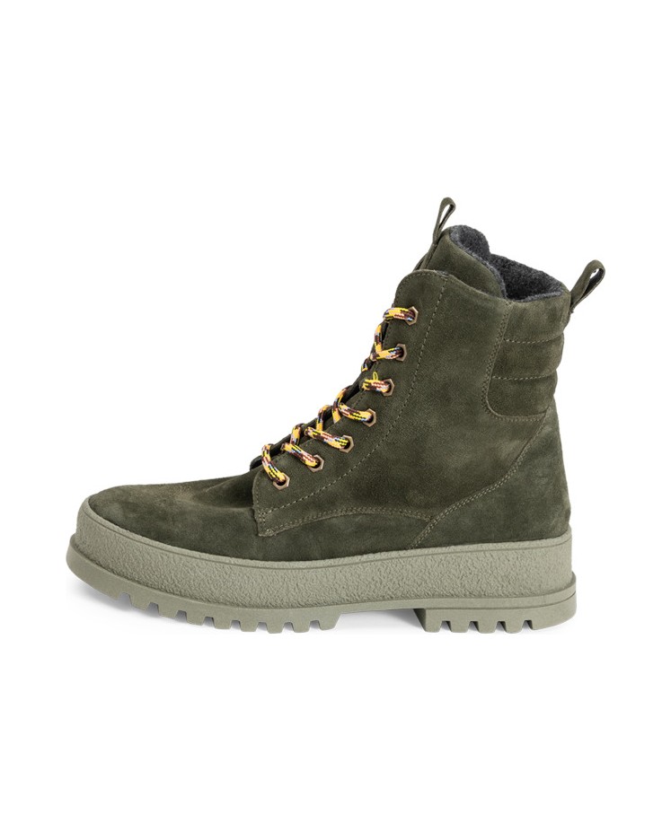 VITAFORM-Veloursleder-Stiefeletten-bordeaux