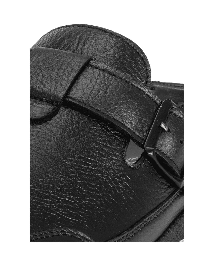 VITAFORM-Hirschleder-Clogs-schwarz