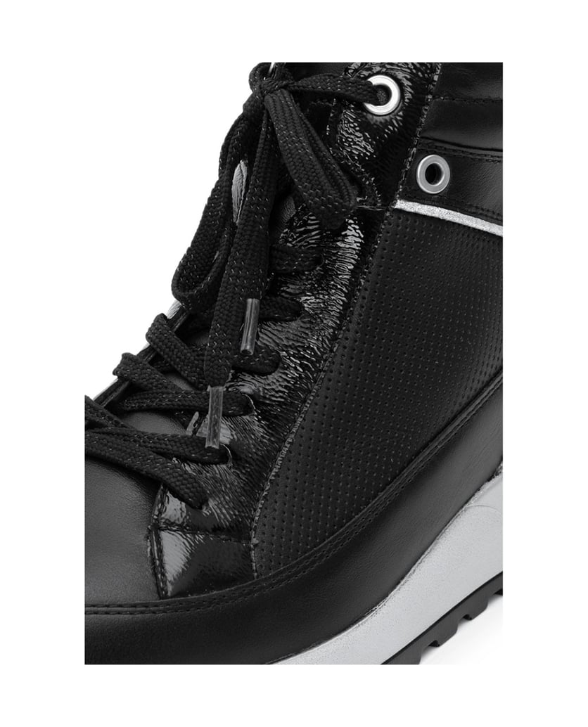 VITAFORM-Softnappaleder-Sneaker-schwarz