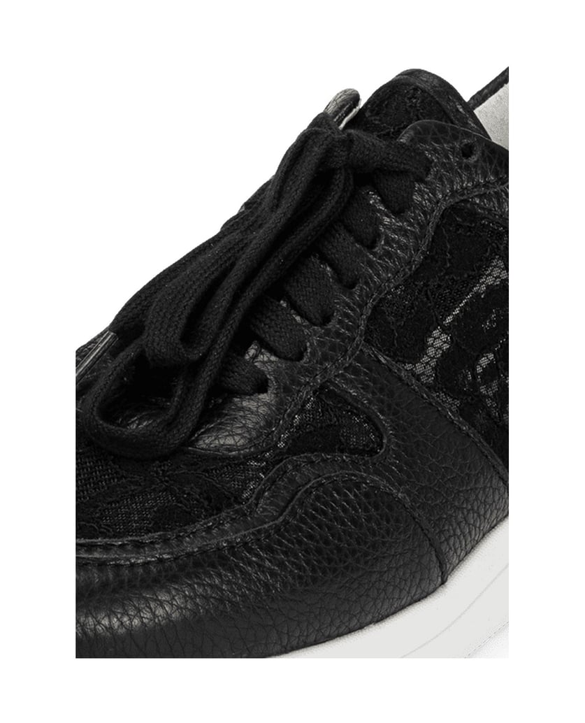 VITAFORM-Hirschleder-Sneaker-schwarz