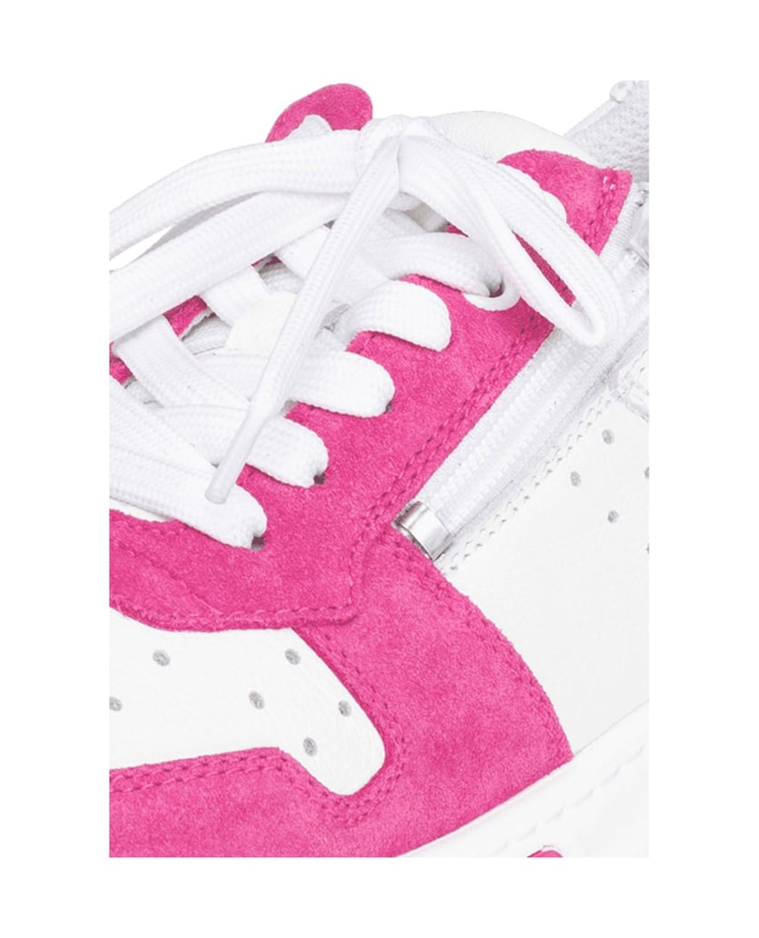 VITAFORM-Softnappaleder-&-Veloursleder-Sneaker-weiss