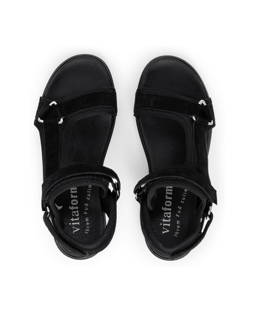 VITAFORM-Veloursleder-Sandalen-grün