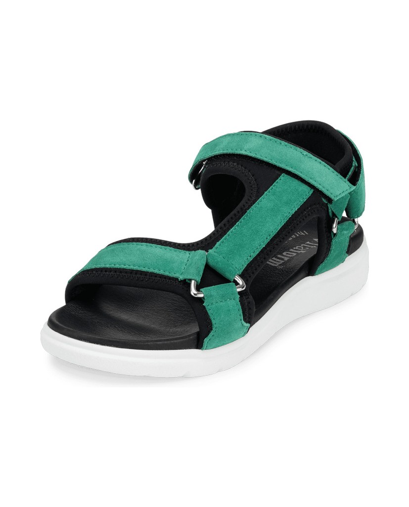 VITAFORM-Veloursleder-Sandalen-grün