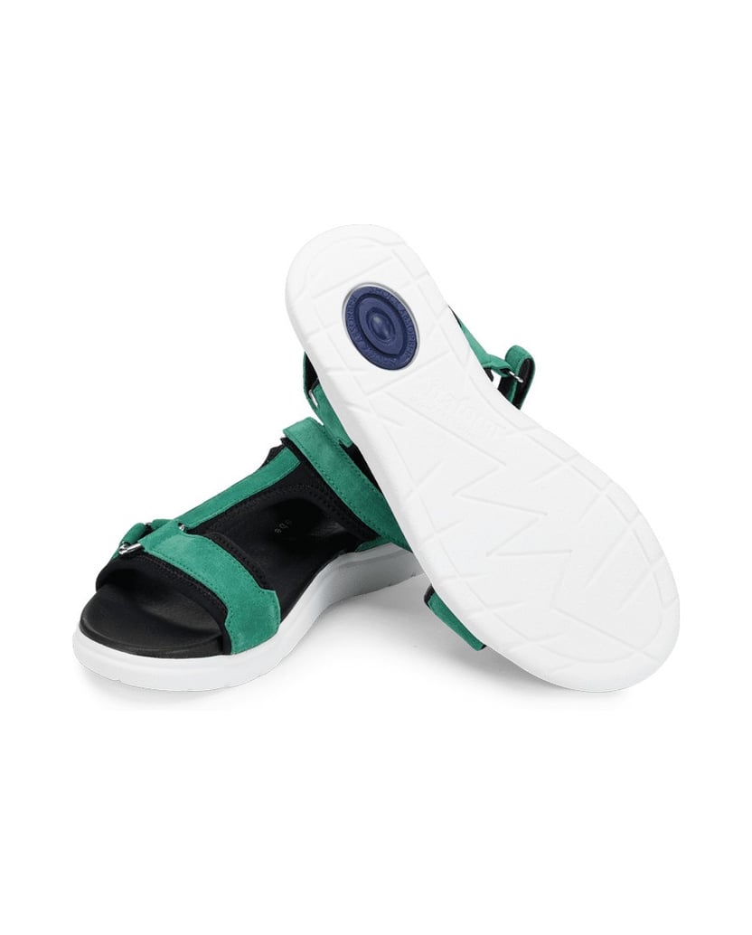 VITAFORM-Veloursleder-Sandalen-grün