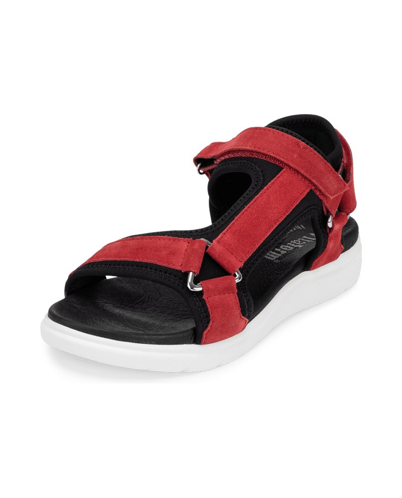 VITAFORM-Veloursleder-Sandalen-schwarz