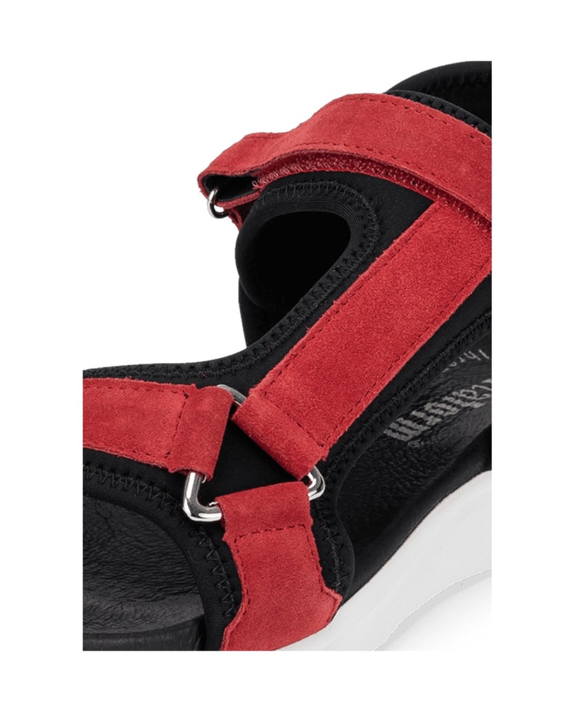 VITAFORM-Veloursleder-Sandalen-schwarz