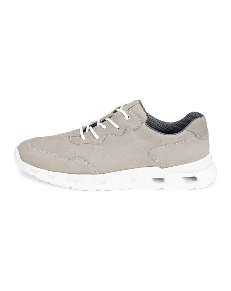 VITAFORM-Nubukleder-Sneaker-grau